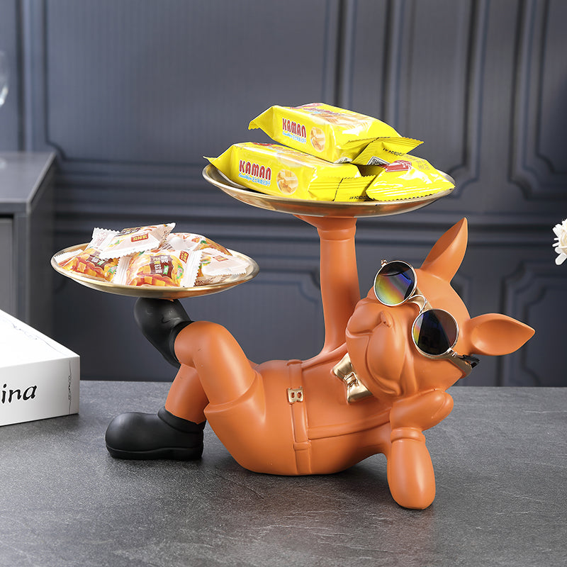Moderne Hundeskulptur